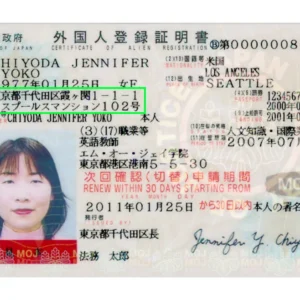 JAPANESE ID CARD
