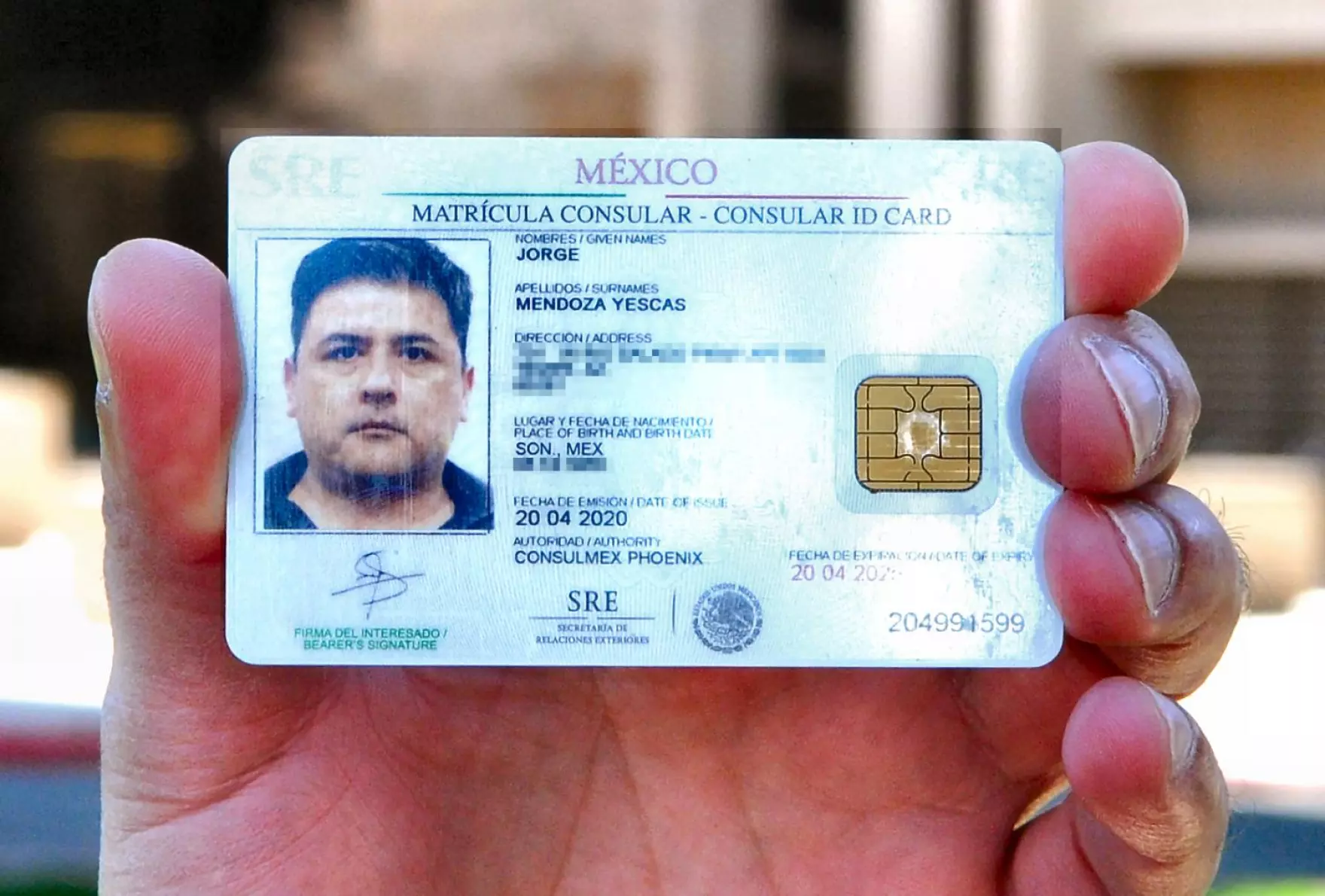 MEXICAN CONSULAR ID CARDS