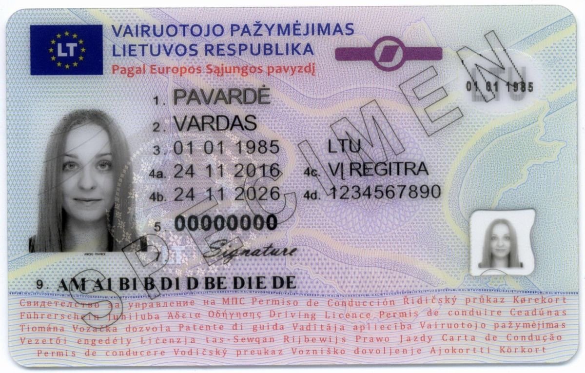 Buy Lithuanian Driving License Online.