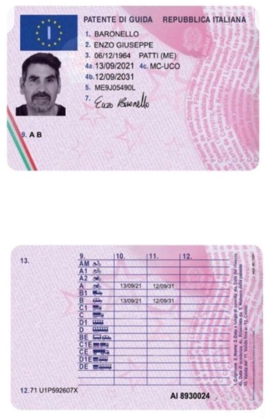 Order Italian Driver's license Online