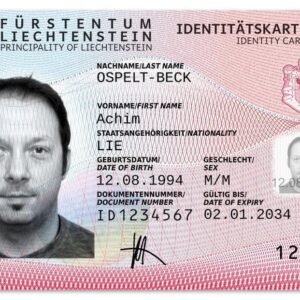 Buy Liechtenstein ID card online,
