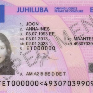 Buy Estonian Driving License Online.